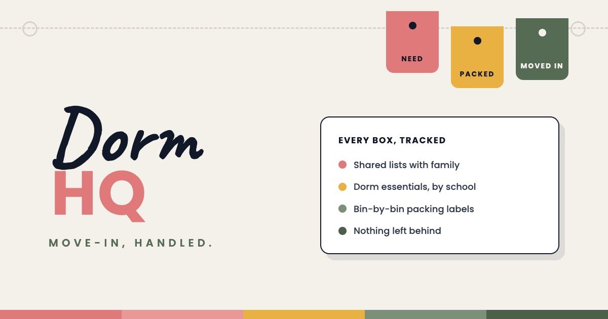 DormHQ &mdash; Move-in, handled.