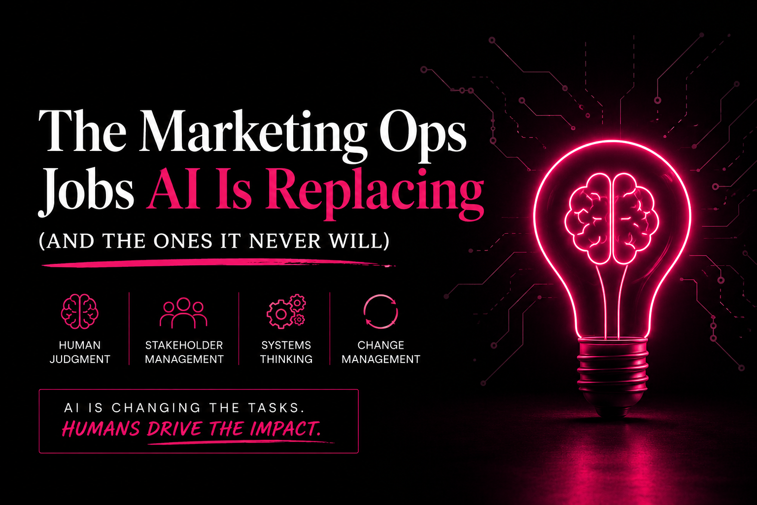 The Marketing Ops Jobs AI Is Replacing