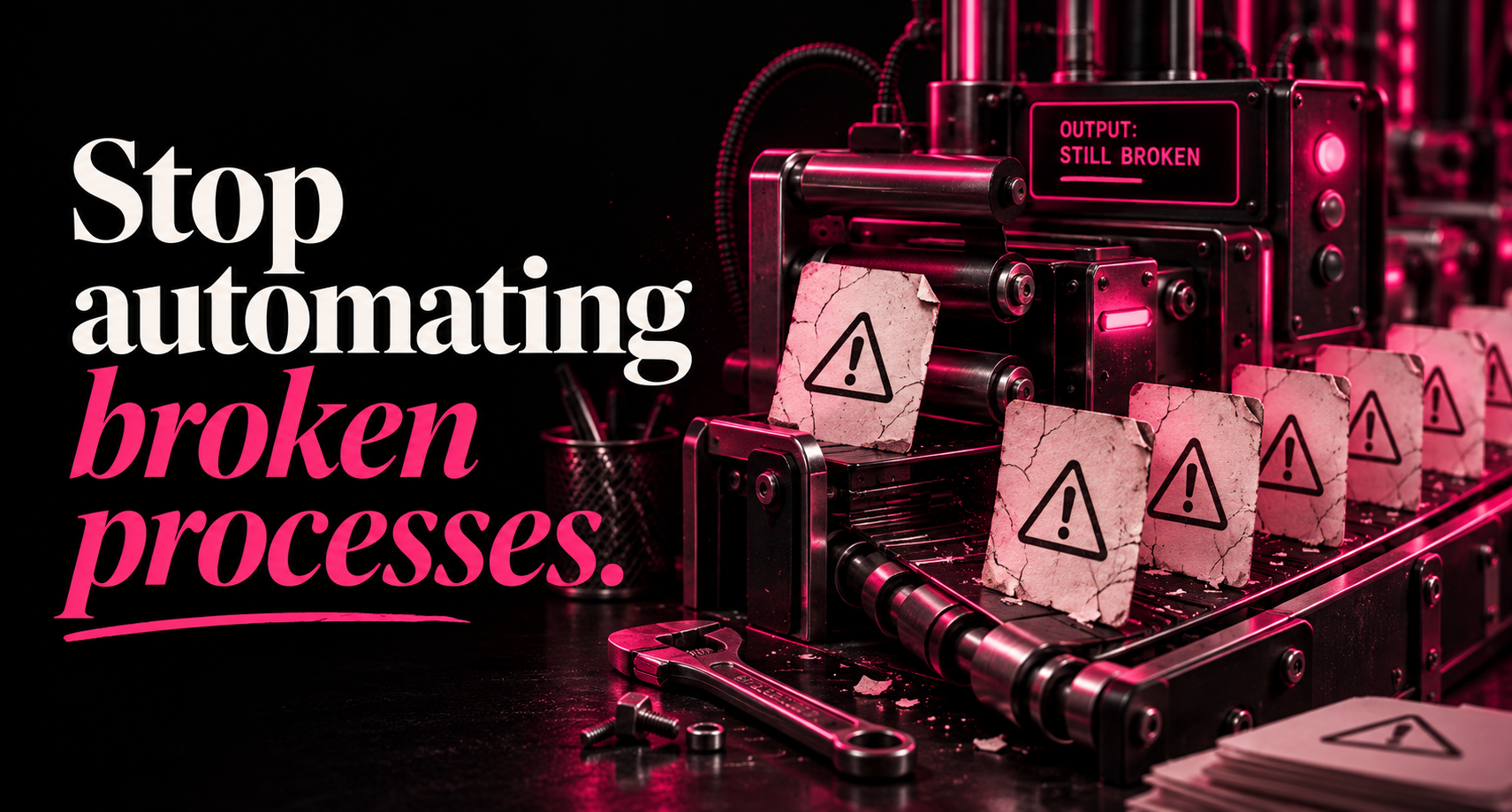 Stop Automating Broken Processes