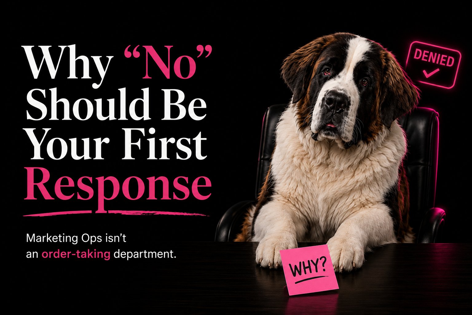 Why No Should Be Your First Response cover